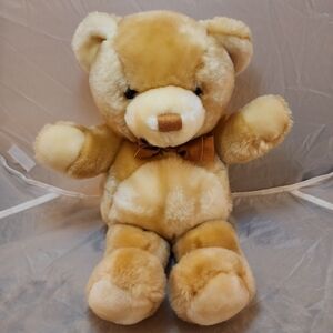DanDee Collector's Choice Tan Teddy Bear Plush Stuffed Animal 15" Soft Toy EUC